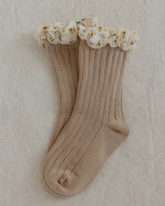 Valencia Frilly Socks Marigold