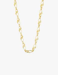 Under 100: Pilgrim Rani Recycled Necklace - Gold Plated