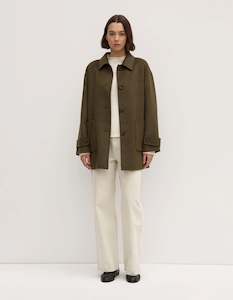 Assembly Label Pierra Wool Coat Spruce Marle