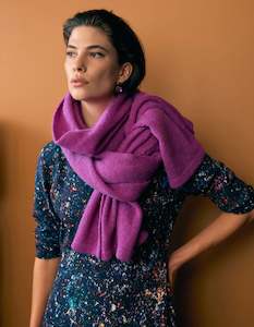 Elk Agna Scarf Pink Berry