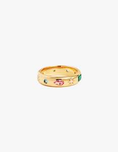 By Charlotte Connect to the Universe Ring Gold