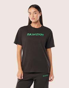 PE Nation Aero Short Sleeve Tee Caviar