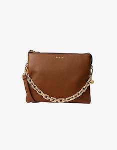 Saben Matilda Crossbody Tan + Chunky Chain