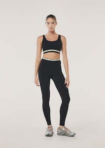 PE.Nation Avant Full Length Legging Black Biscuit