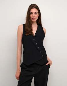Outerwear: Karen By Simonsen Milano Waistcoat Black