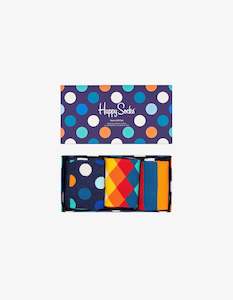 Happy Socks: Gift Set Classic Multi-Colour 3 Pack