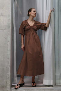 Dresses 1: Blak Agnes Dress Brandy Brown