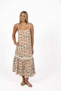 Humidity Juliette Dress Kaffir Print