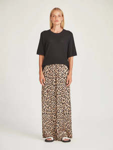 Bottoms: Sills Zahara Print Pant Leopard