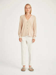 Bottoms: Sills Santorini Cuffed Hepburn Natural Stripe