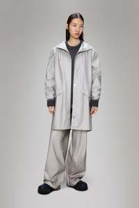 Outerwear: Rains Long Jacket - Nimbus