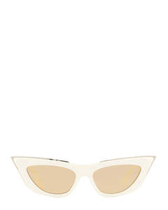 Eyewear: Saben Saben Peyton Off White Sunglasses