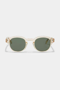 Eyewear: Assembly Label Round Frame Pannacotta Sunglasses
