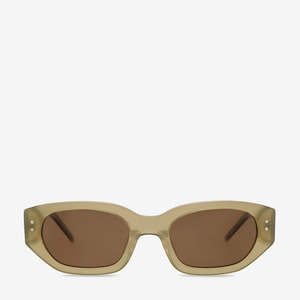 Eyewear: Status Anxiety Luna Pear Sunglasses