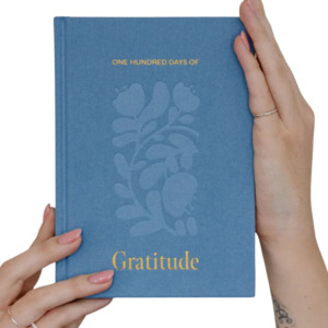 Olive & Page 100 Days Of Gratitude Journal - Sky Blue