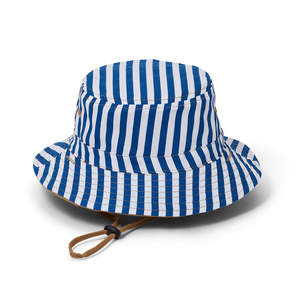 Baby Kids: Crywof Reversible Bucket Hat Deep See Stripe