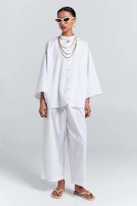 Karen Walker Boat Pants White