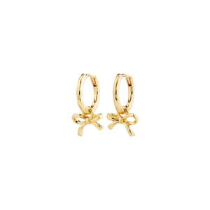 Pilgrim Lysandra Recycled Chain Earrings - Gold