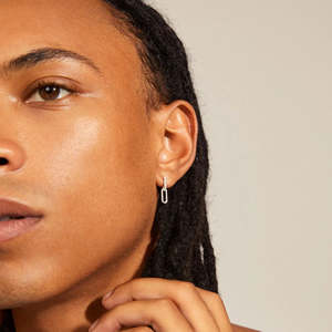 Accessories: Pilgrim Elise Earrings - Silver Crystal