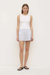 Assembly Label Cora Stripe Short Navy/White