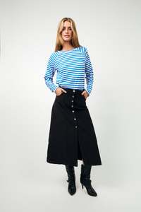 Lollys Laundry Liva Tee L/S Neon Blue