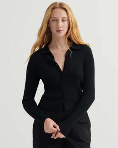 Kowtow Manuscript Top Black