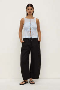 Bottoms: Assembly Label Lola Barrel Pant Black