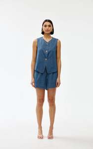 Kinney Camille Vest Denim