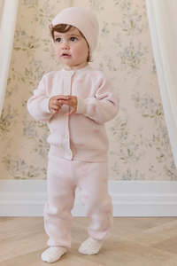 Jamie Kay Kate Legging - Kate Heart Jacquard Cotton Candy