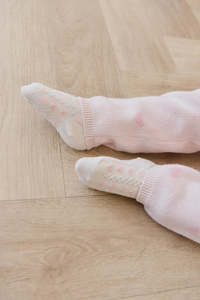 Baby Kids: Jamie Kay Annabelle Sock - Annabelle Heart Jacquard