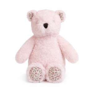 Baby Kids: Lily & George Littlefoot Bear - Sweet Pink/Floral