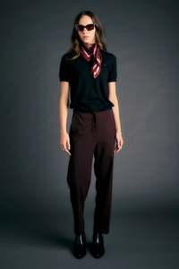 Bottoms: Karen Walker Dark Matter Trousers Everyday Suiting Plum