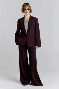 Outerwear: Karen Walker Frontier Jacket Plum