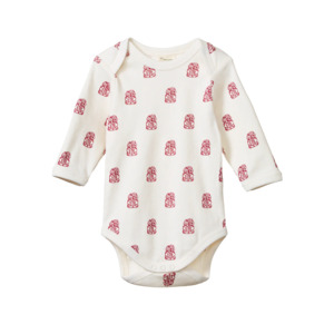Baby Kids: Nature Baby Cotton Long Sleeve Bodysuit Tiki Print
