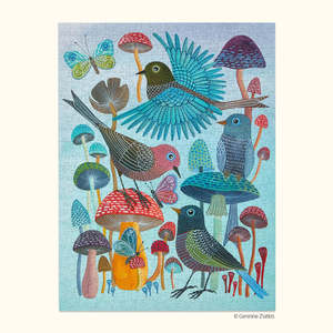 Lifestyle: Werkshoppe Puzzle 500 Piece Mushroom Garden