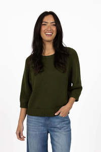 Tops: Humidity Transit Jumper Olive