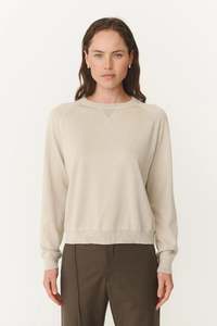 Rowie The Label Tiga Pigment Knit Jumper Stone