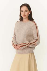 Tops: Rowie Lana Knit Jumper Fawn