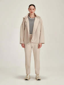 Sills Tokyo Hooded Coat Chalk