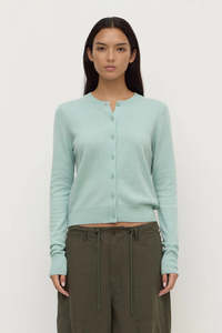 Tops: Assembly Label Benny Knit Cardigan Mint