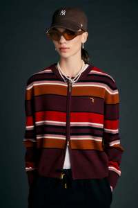 Tops: Karen Walker Elodie Cardigan Poppy Stripe