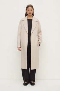 Assembly Label Ivy Wool Coat Oat Marle
