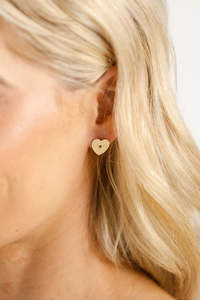 Other Things Cupid Earrings Gold