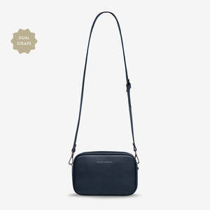 Bags Wallets: Status Anxiety Plunder Bag With Dual Straps - Midnight Blue