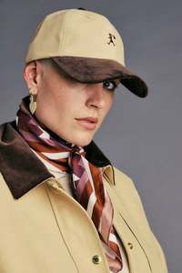 Karen Walker Runaway Girl Classic Cap Tan
