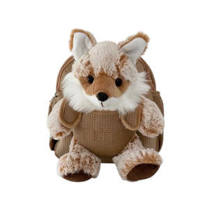 Chai Baby Brown Fox Kids Backpack | Toddler Backpack