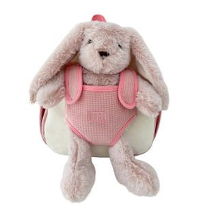 Chai Baby Pink Bunny Kids Backpack | Toddler Backpack