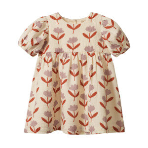Nature Baby Albertine Dress Muslin Fleurette Print