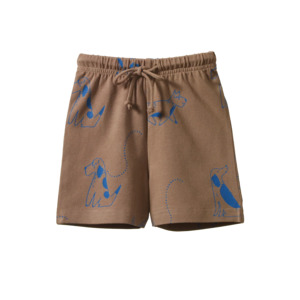 Nature Baby Jimmy Shorts Dog Walks Print