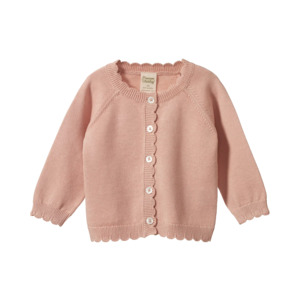 Nature Baby Liliette Cardigan Rose Dust